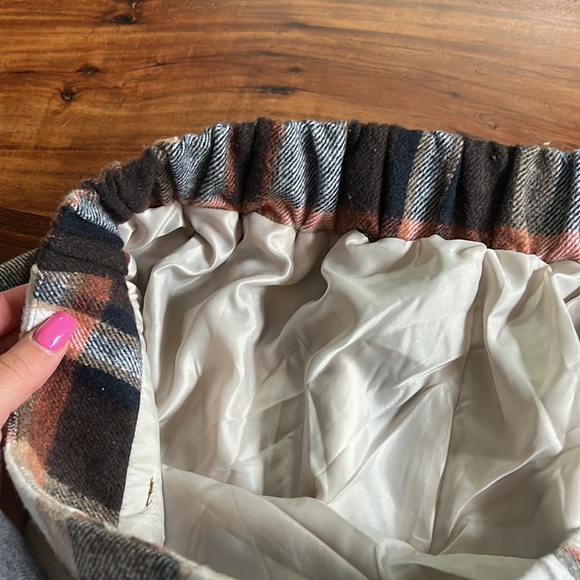 SHEIN plaid lined skirt - Picture 3 of 5